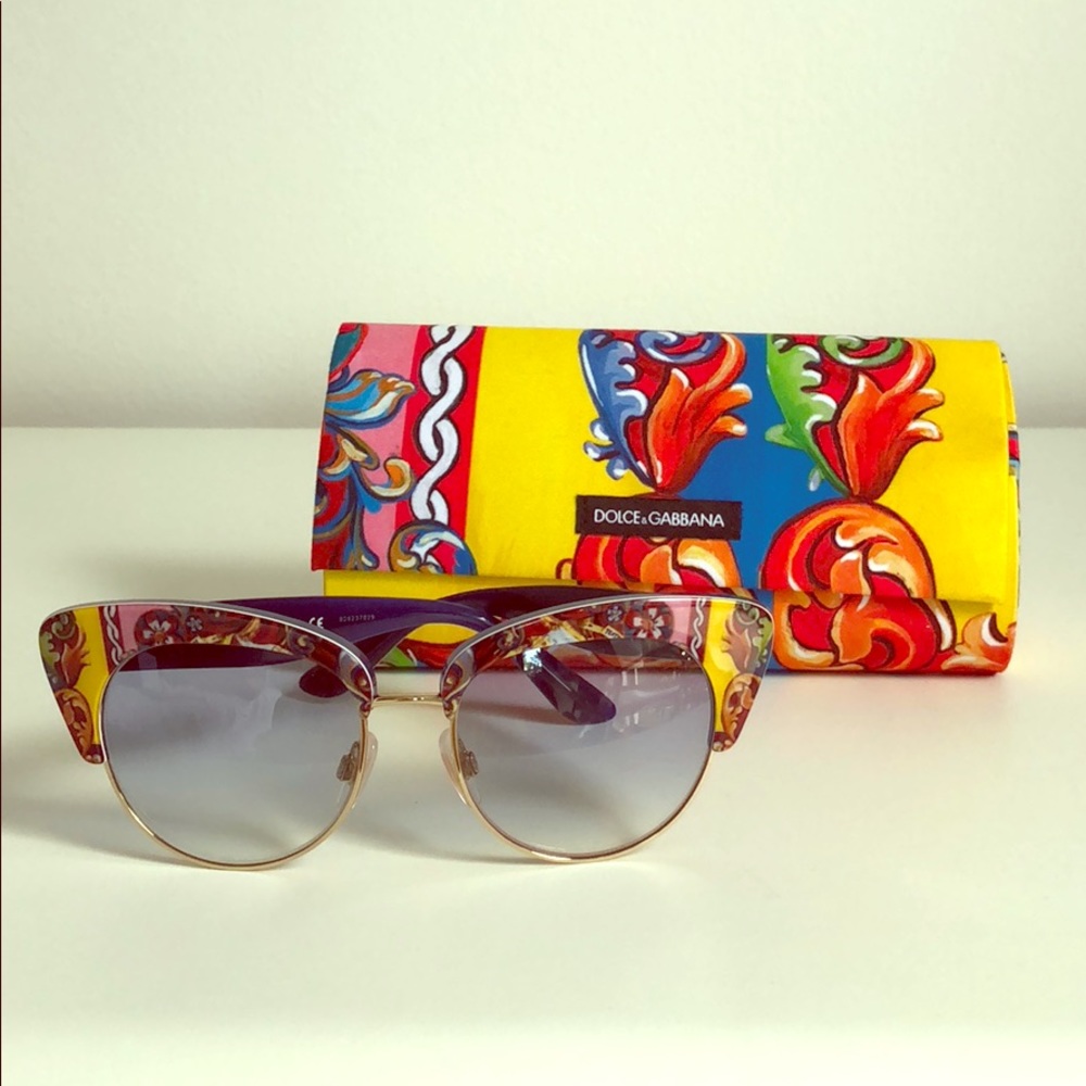 Dolce & Gabbana Sicilian Carretto Sunglasses